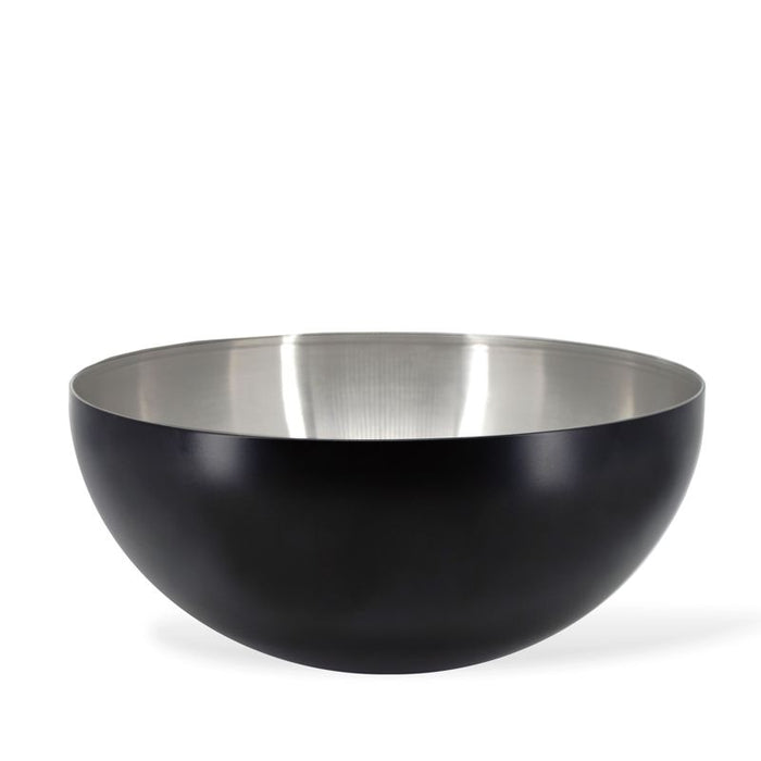 Natural Living Stainless Steel Salad Bowl Black - Bear Country Kitchen