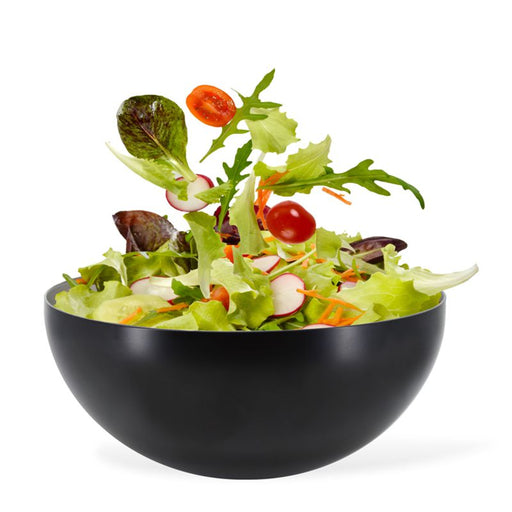 Natural Living Stainless Steel Salad Bowl Black - Bear Country Kitchen