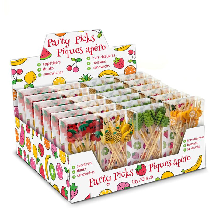 Danesco Fruit Party Picks Set Of 20 - Bear Country Kitchen