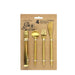Natural Living Charcuterie Utensil Set Of 4 Gold - Bear Country Kitchen