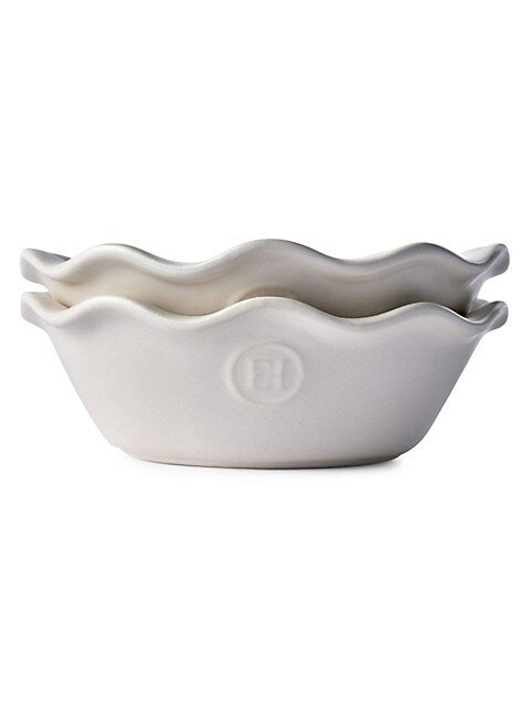 Emile Henry Individual Pie Dishes Set Of 2 Argile - Bear Country Kitchen