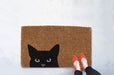 Abbott Coir Doormat Peeking Cat - Bear Country Kitchen