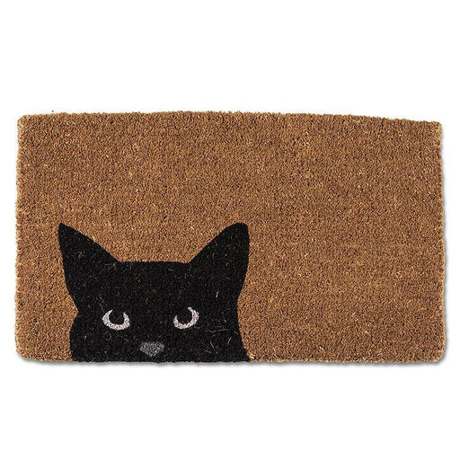 Abbott Coir Doormat Peeking Cat - Bear Country Kitchen