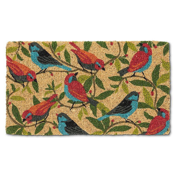 Abbott Coir Doormat Colorful Birds 2 - Bear Country Kitchen