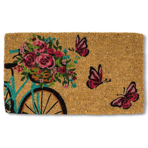 Abbott Coir Doormat Butterfly & Bike - Bear Country Kitchen