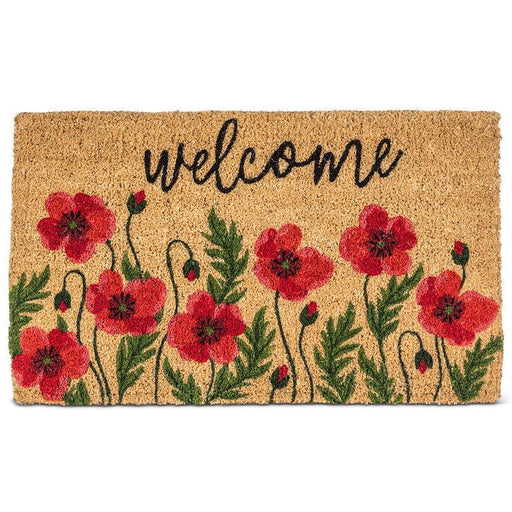 Abbott Coir Doormat Welcome Poppy - Bear Country Kitchen