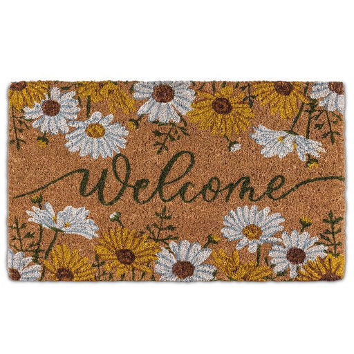 Abbott Coir Doormat Welcome Daisy - Bear Country Kitchen