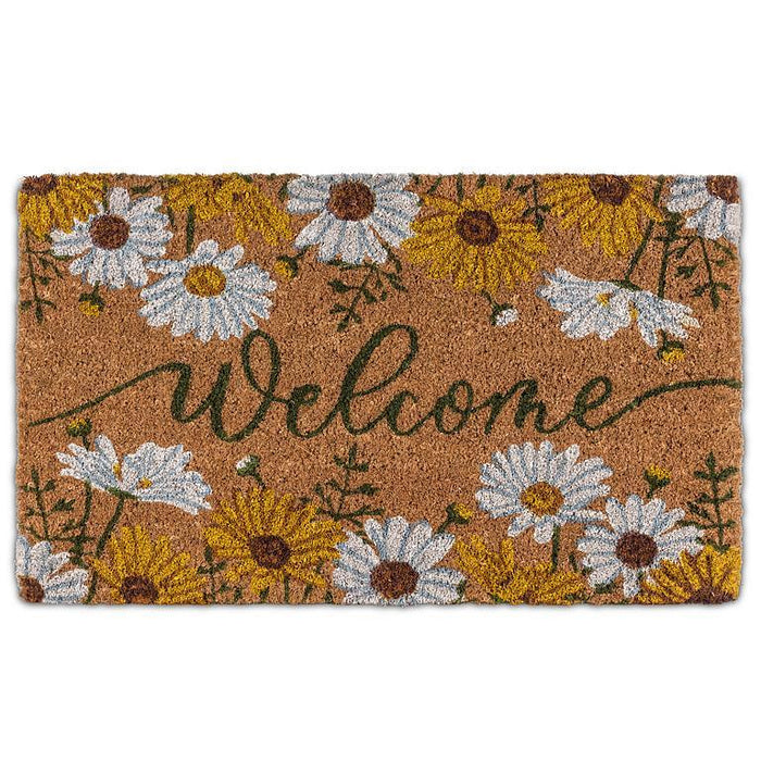 Abbott Coir Doormat Welcome Daisy - Bear Country Kitchen