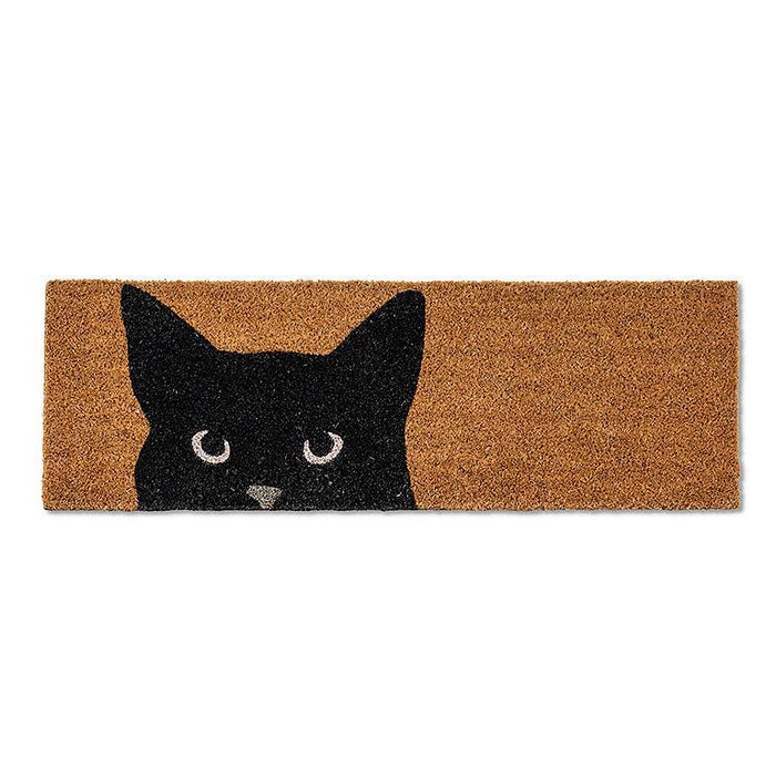 Abbott Balcony Doormat Peeking Cat