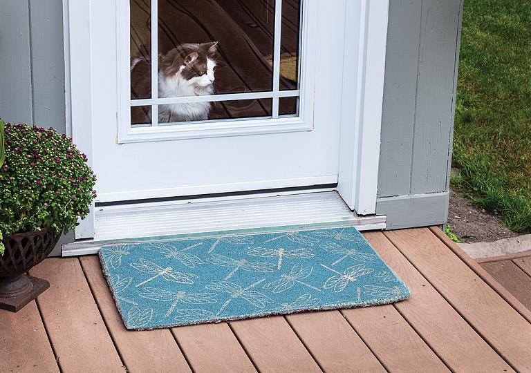 Abbott Coir Doormat Silver Dragonfly - Bear Country Kitchen