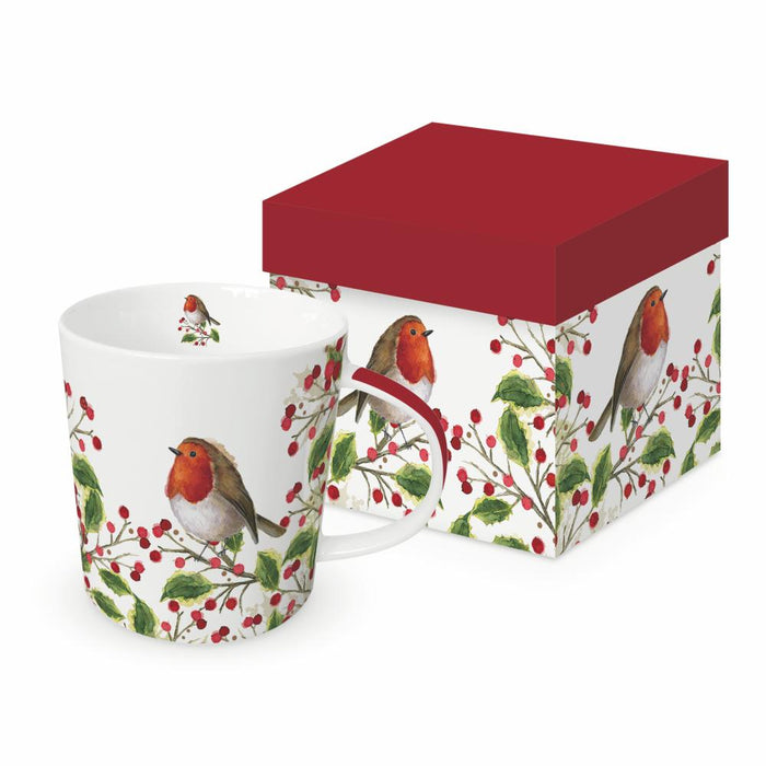 PPD New Bone China Mug In Giftbox Merry Bird - Bear Country Kitchen
