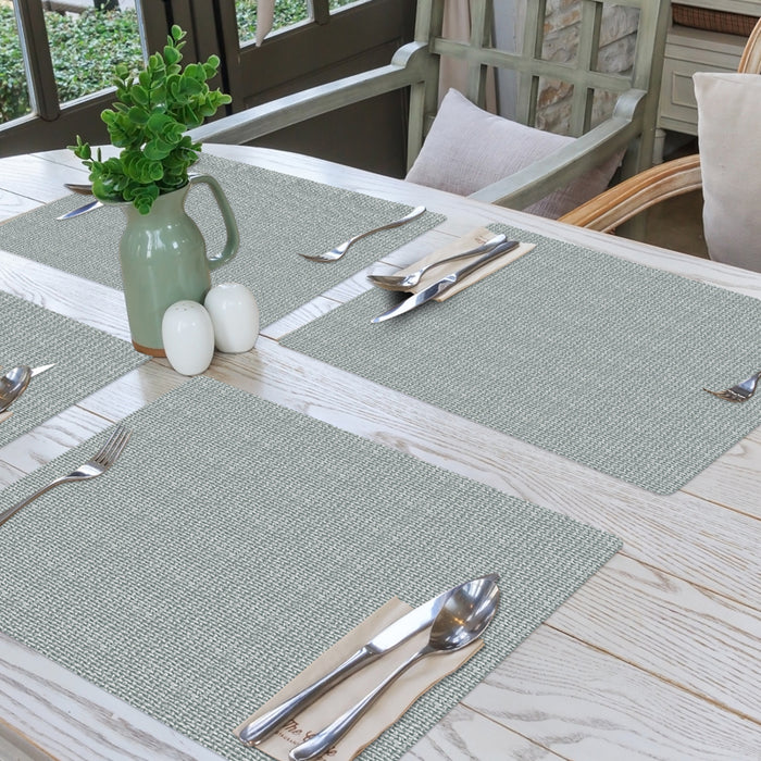 Natural Living Weave Print Placemat - Bear Country Kitchen
