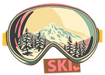 Sofs Design Sticker Goggle Ski - Bear Country Kitchen