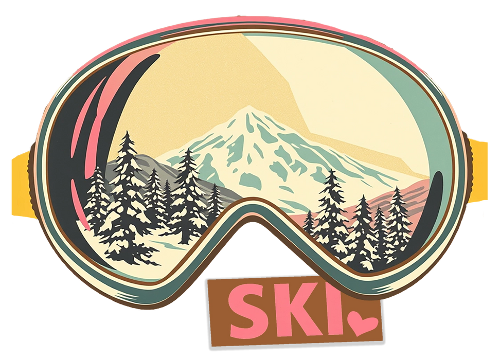 Sofs Design Sticker Goggle Ski - Bear Country Kitchen