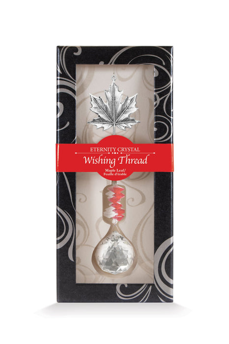 Eternity Crystal Wishing Thread Maple Leaf - Bear Country Kitchen