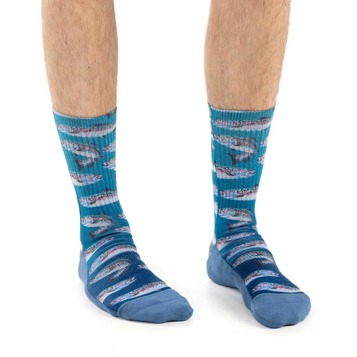 Good Luck Sock Active Fit Men Rainbow Trout