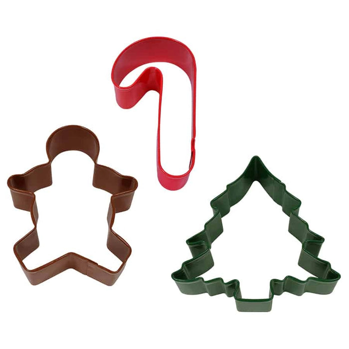 R&M Cookie Cutter Set Of 3 Colored Christmas