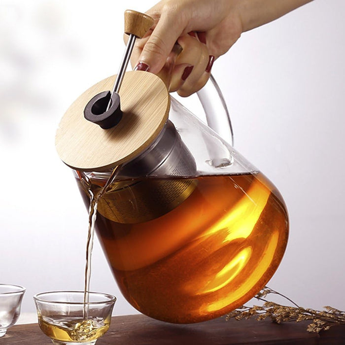 Ch'a Tea Glass Teapot With Infuser 950ML - Bear Country Kitchen