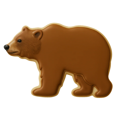 Cookie Cutter Grizzly Bear - Bear Country Kitchen