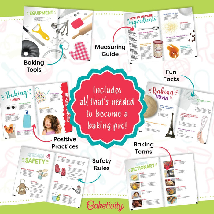 Bake Away Kids Baking Cookbook with Pictures Holiday Edition - Bear Country Kitchen