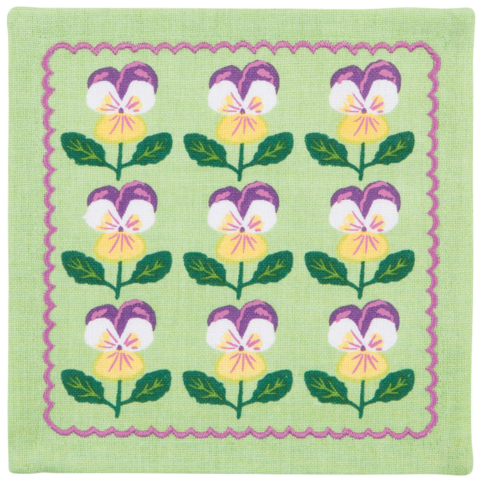 Danica Jubilee Cocktail Napkin Set Of 4 Pansy - Bear Country Kitchen