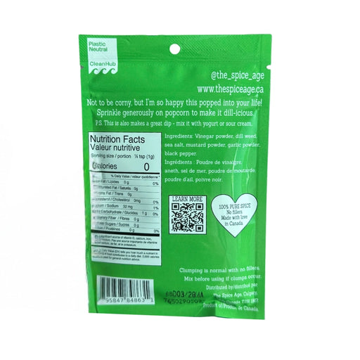 The Spice Age Popcorn Seasoning Dill Pickle Party - Bear Country Kitchen