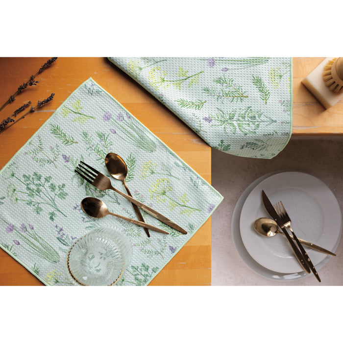 Danica Now Designs Renew Dishcloth Set of 2 Fresh Herbs - Bear Country Kitchen