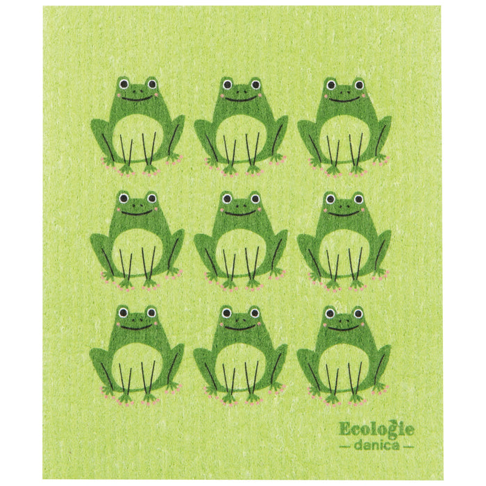 Danica Ecologie Swedish Dish Cloth Ribbit - Bear Country Kitchen