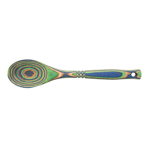 Island Bamboo Pakkawood Spoon Peacock 30CM - Bear Country Kitchen