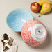 Danica Stamped Bowl 6" Orange Swirls - Bear Country Kitchen
