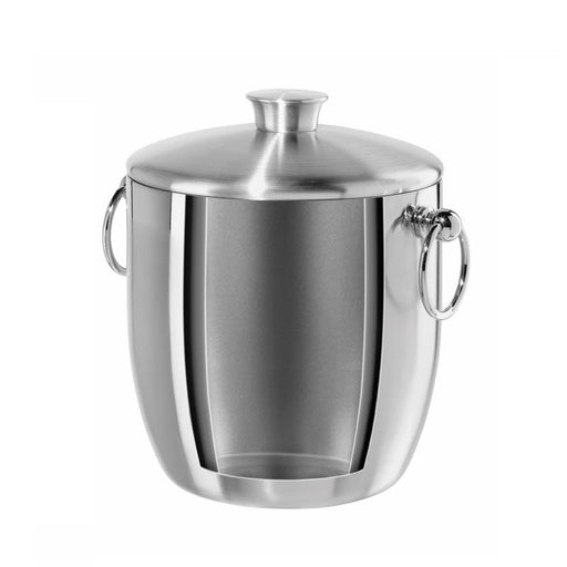 Oggi Stainless Steel Double Walled Ice Bucket With Tongs - Bear Country Kitchen