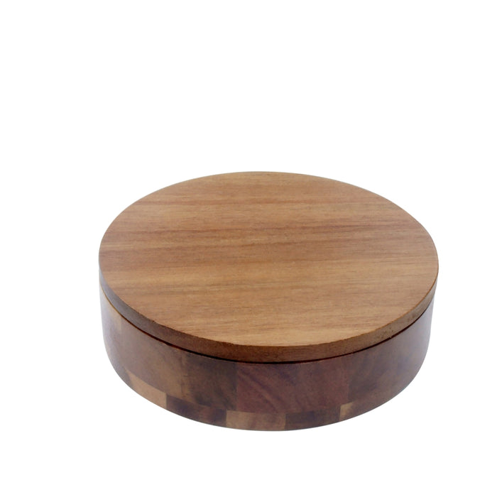Oggi Acacia Wood Cocktail Rimmer With Airtight Lid - Bear Country Kitchen