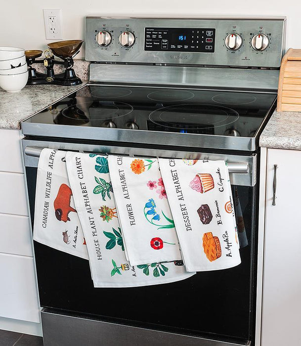 Abbott Kitchen Towel Wildlife Alphabet - Bear Country Kitchen