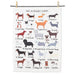 Abbott Kitchen Towel Dog Alphabet - Bear Country Kitchen