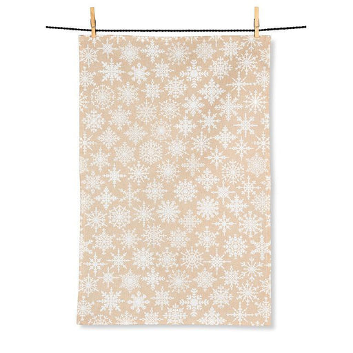 Abbott Collection Kitchen Towel Scandi Snowflakes - Bear Country Kitchen