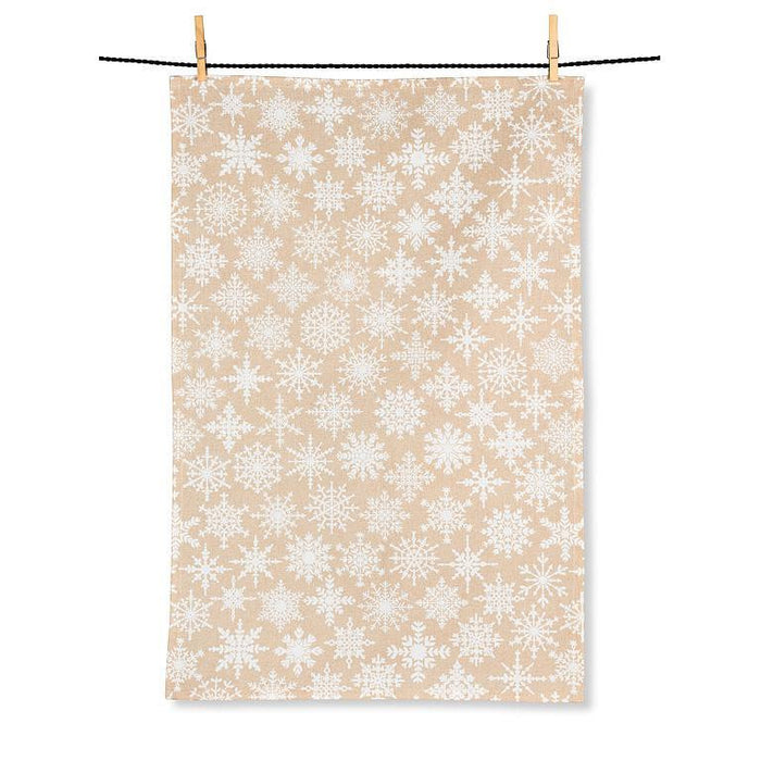 Abbott Collection Kitchen Towel Scandi Snowflakes - Bear Country Kitchen