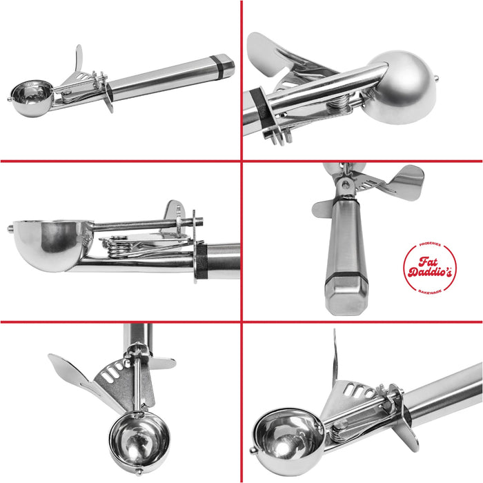Fat Daddio's Stainless Steel Cookie Scoop #60 - Bear Country Kitchen