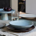 Costa Nova Stacked Organic Pasta Bowl Sky - Bear Country Kitchen