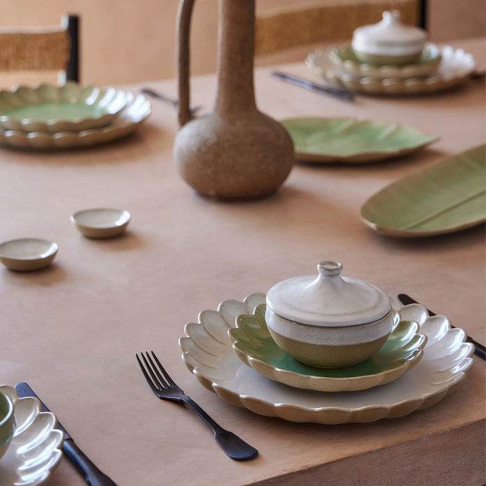 Costa Nova Marrakesh Appetizer Plate Eucalyptus - Bear Country Kitchen
