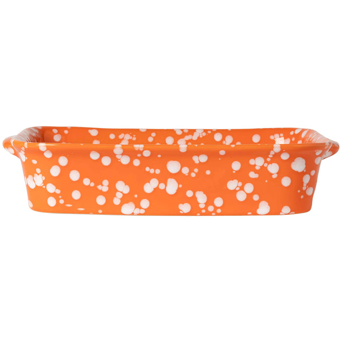 Costa Nova Rectangular Baker Rafaela Tangerine - Bear Country Kitchen