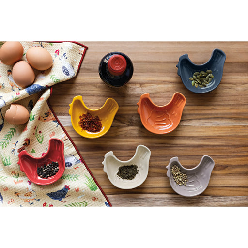 Danica Now Designs Shaped Pinch Bowls Set Of 6 Chickens - Bear Country Kitchen