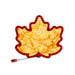 Foxrun Silicone Egg Ring Maple Leaf - Bear Country Kitchen