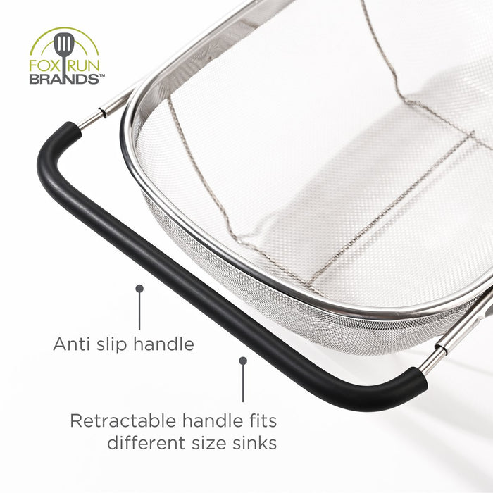 Fox Run Expandable Stainless Steel Colander - Bear Country Kitchen