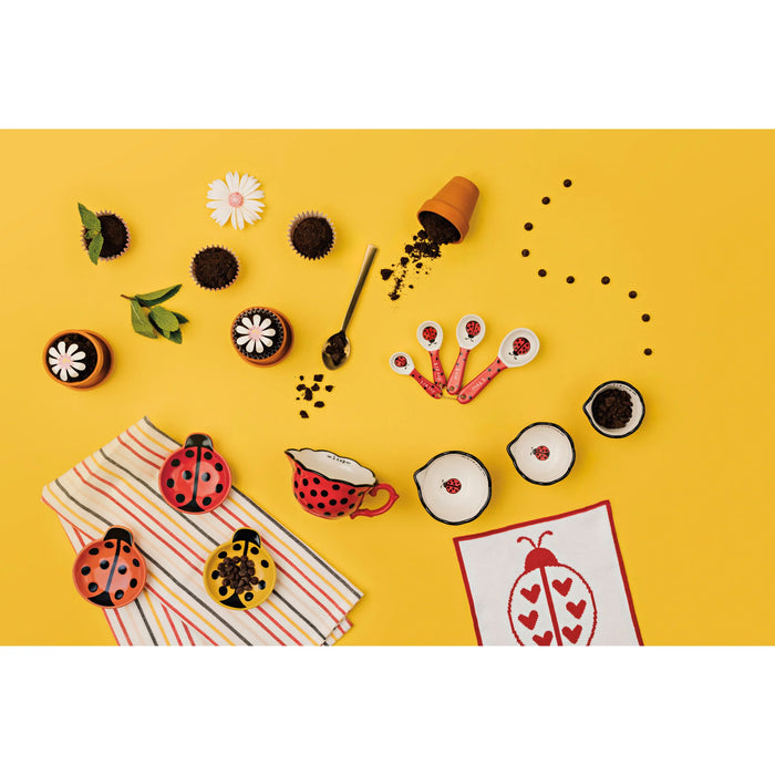 Danica Jubilee Dishtowel Set Of 2 Ladybugs - Bear Country Kitchen