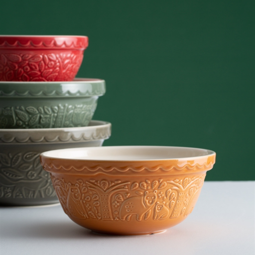 Mason Cash Mixing Bowl 24CM/ 2L Forest Orange - Bear Country Kitchen
