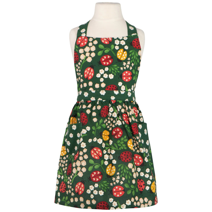 Danica Jubilee Minnie Kid's Apron Ladybugs - Bear Country Kitchen