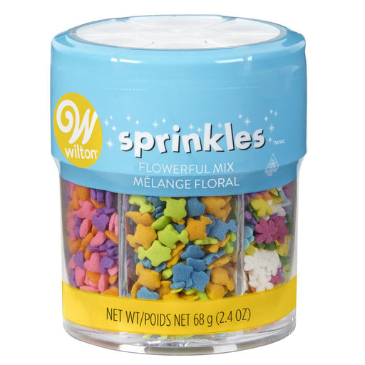 Wilton Sprinkles - Flowerful Medley 68G - Bear Country Kitchen