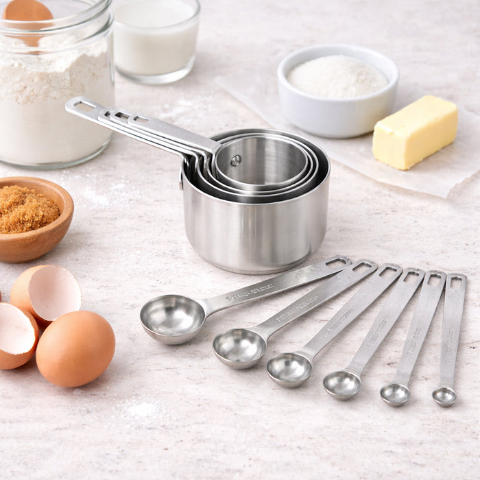 Fat Daddio's Meauring Cup & Spoon Set Of 10