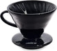 The London Sip Ceramic Coffee Dripper, 1-4 Cup, Black - Bear Country Kitchen