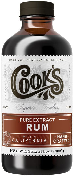 Cook's Pure Extract Rum - Bear Country Kitchen